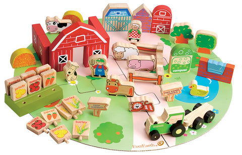 53 Pce Organic Farm Playset