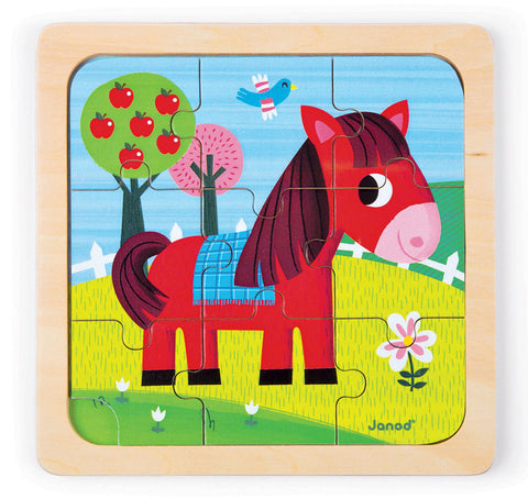 Janod Tornado Horse Puzzle