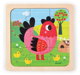 Janod Violette Chicken Puzzle